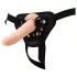 RealStuff - strap-on dildo - uski, pričvrstivi - bež