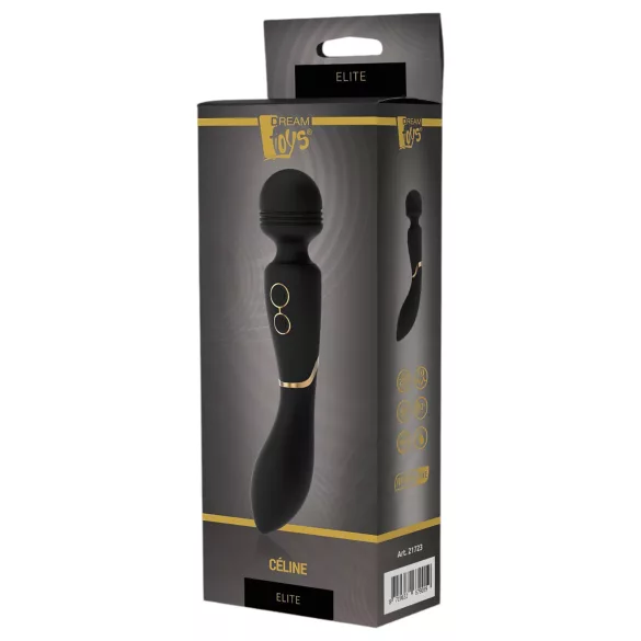 Elite Celine - G točka vibrator i masažer - vodootporan - crni