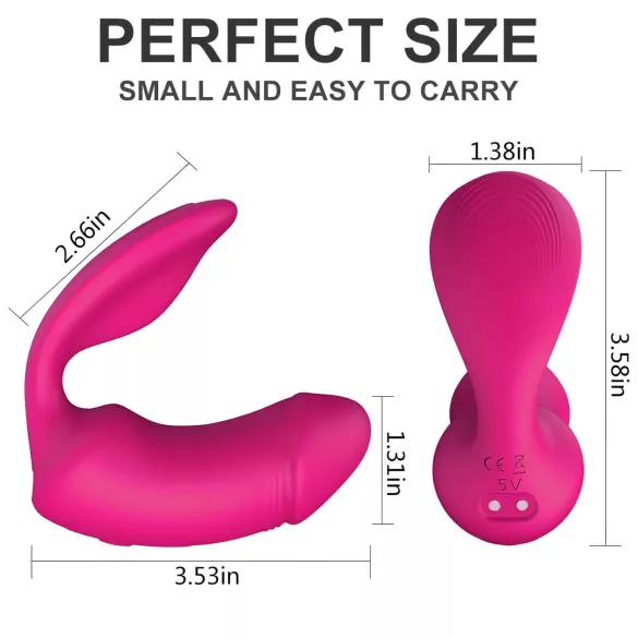 Vibes of Love Duo - 2u1 klitoralni vibrator (ružičasti)