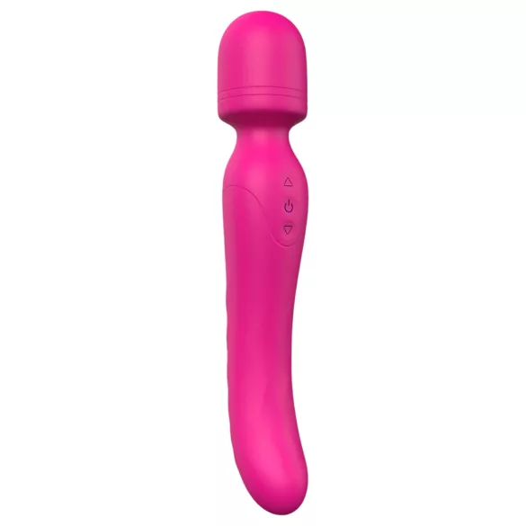 Vibes of Love - masažni vibrator s grijanjem, punjiv - silikon, roza