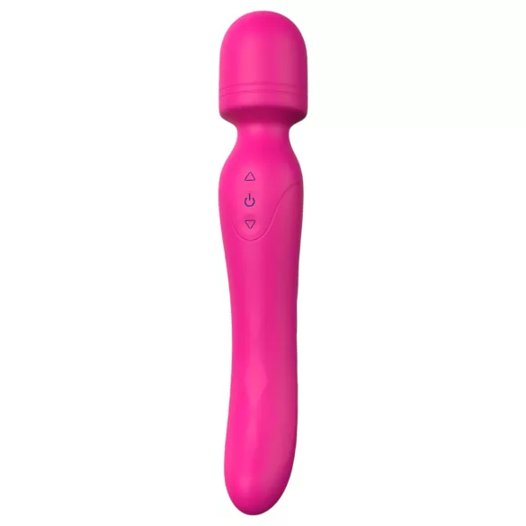 Vibes of Love - masažni vibrator s grijanjem, punjiv - silikon, roza