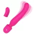 Vibes of Love - masažni vibrator s grijanjem, punjiv - silikon, roza