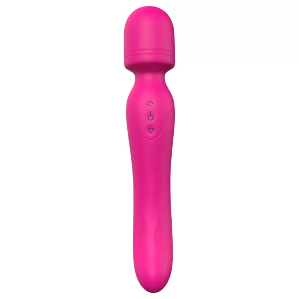 Vibes of Love - masažni vibrator s grijanjem, punjiv - silikon, roza