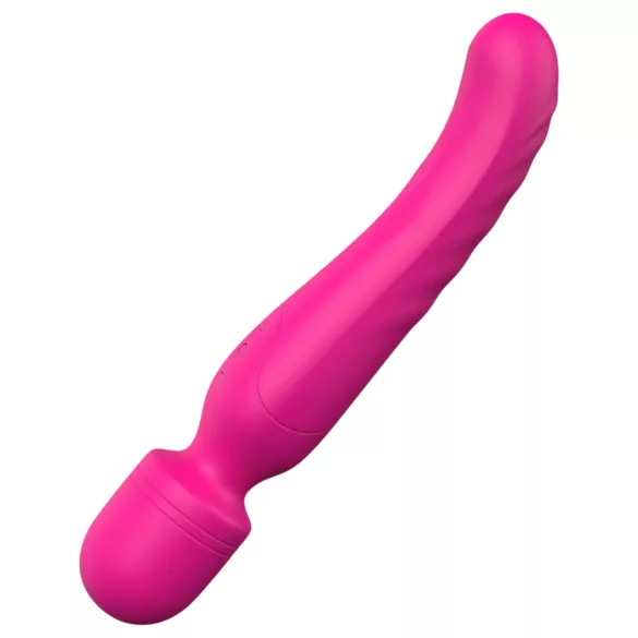 Vibes of Love - masažni vibrator s grijanjem, punjiv - silikon, roza