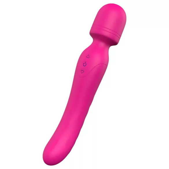Vibes of Love - masažni vibrator s grijanjem, punjiv - silikon, roza