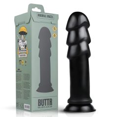 BUTTR Madbull Muzzl - dildo s vakuumskim podnožjem - crni