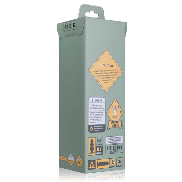 BUTTR - dildo s vakumskim držačem - crni