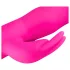 Easytoys Mad Rabbit - vibrator s ušima za klitoris - silikon - ružičasti