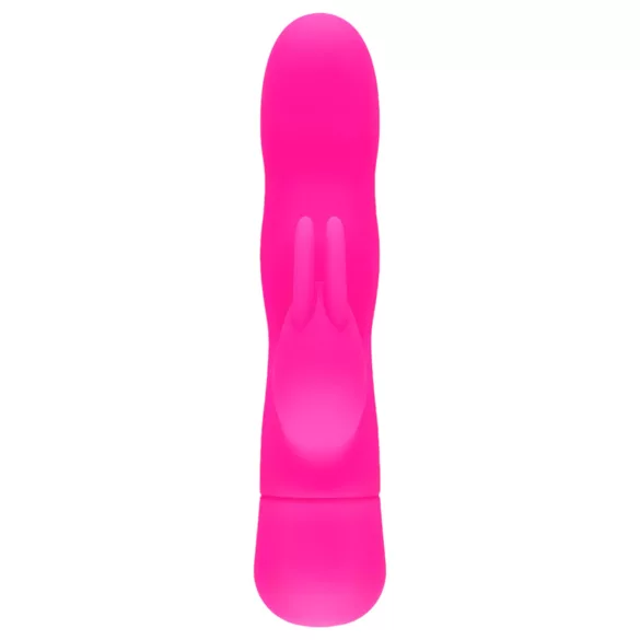 Easytoys Mad Rabbit - vibrator s ušima za klitoris - silikon - ružičasti