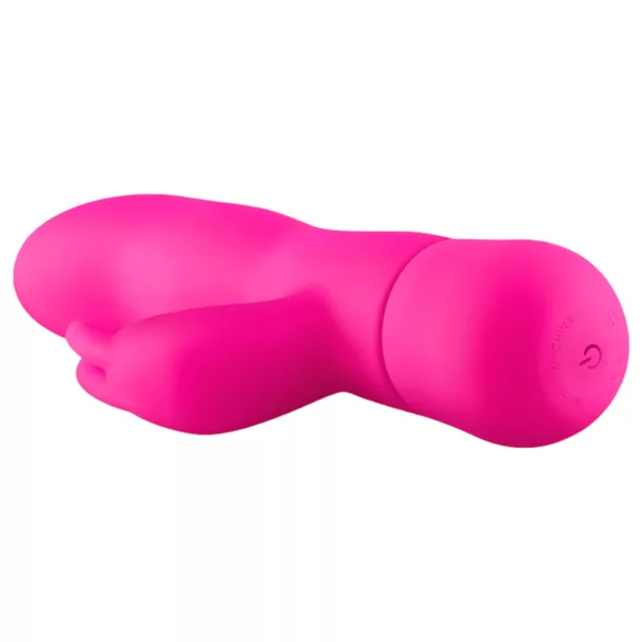 Easytoys Mad Rabbit - vibrator s ušima za klitoris - silikon - ružičasti