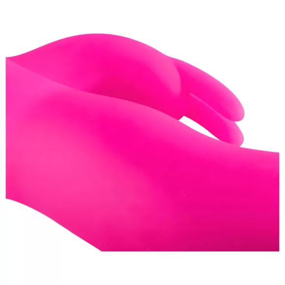 Easytoys Mad Rabbit - vibrator s ušima za klitoris - silikon - ružičasti