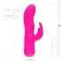 Easytoys Mad Rabbit - vibrator s ušima za klitoris - silikon - ružičasti