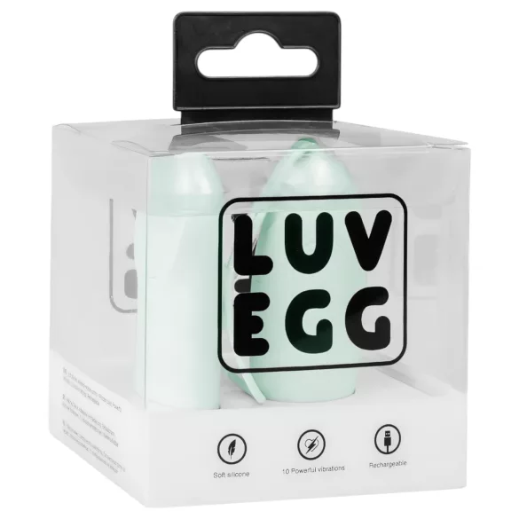 LUV EGG - nosivo bežično vibrirajuće jaje na baterije (zeleno)