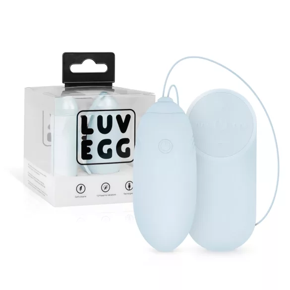 LUV EGG - vibracijsko jaje na daljinsko upravljanje - punjivo - plavo
