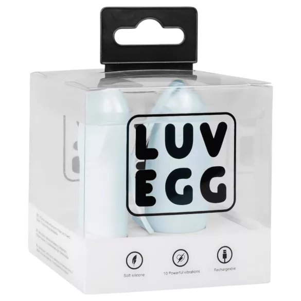 LUV EGG - nosivo, akumulatorsko, bežično vibrirajuće jaje (plavo)