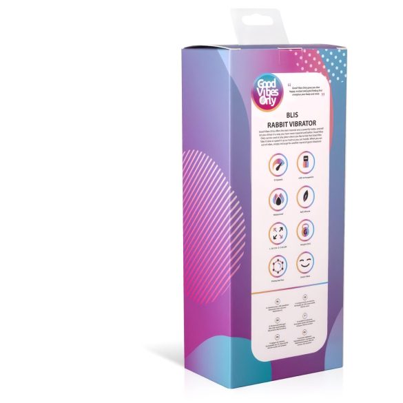 Good Vibes Only Blis Rabbit - vibrator s klitoralnim nastavkom - silikon