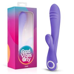   Good Vibes Only Fane Rabbit - vibrator zaječić s klitoralnim nastavkom