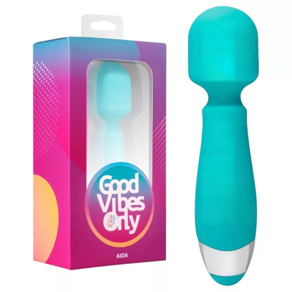 Good Vibes Aida - vodootporni masažni vibrator - tirkiz