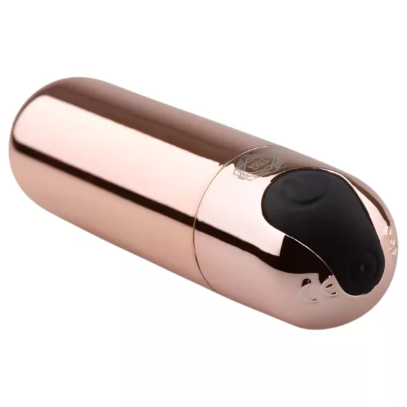 Rosy Gold - mini vibrator s punjivom baterijom - roza zlatna