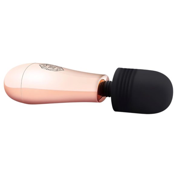 Rosy Gold - mini wand masažer - punjivi vibrator - rosegold