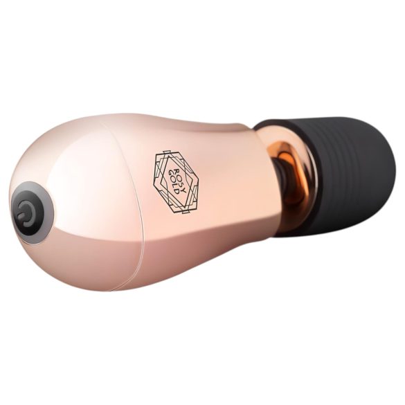 Rosy Gold - mini wand masažer - punjivi vibrator - rosegold