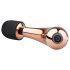 Rosy Gold Wand Mini Curve - kompakt masažni vibrator (rosegold)