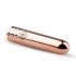 Rosy Gold Mini - punjivi mini štapićasti vibrator (roza zlatna)