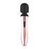 Rosy Gold - masažni vibrator s baterijom - zakrivljeni oblik - rosegold