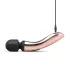 Rosy Gold - masažni vibrator s baterijom - zakrivljeni oblik - rosegold