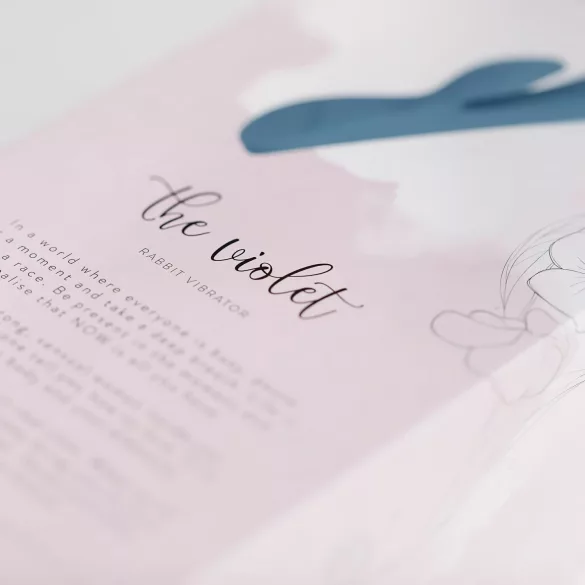 Bloom Violet Rabbit - vibrator za G-točku i klitoris - tirkiz