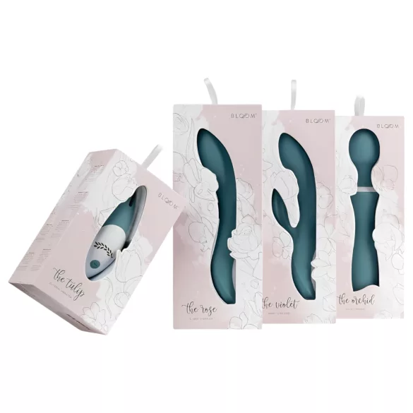 Bloom Violet Rabbit - vibrator za G-točku i klitoris - tirkiz