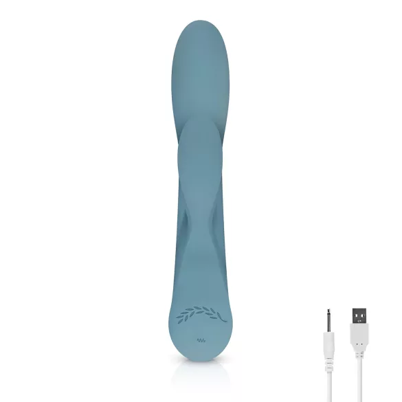 Bloom Violet Rabbit - vibrator za G-točku i klitoris - tirkiz