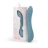 Bloom Rose - punjivi silikonski G-točka vibrator (tirkizni)