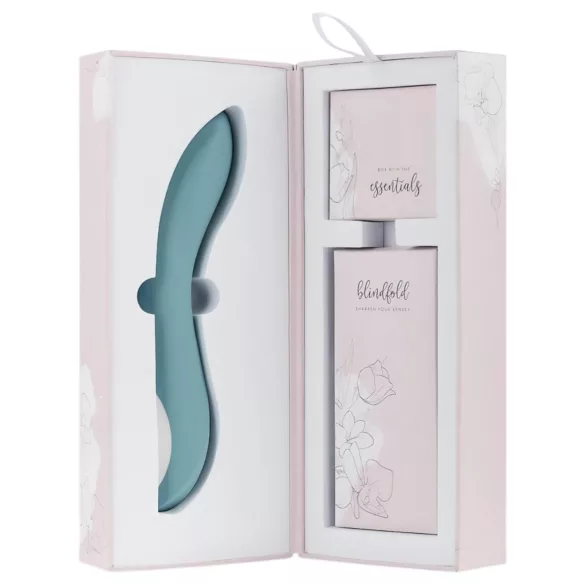 Bloom Rose - G točka vibrator na baterije - silikon - tirkizna