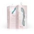 Bloom Rose - punjivi silikonski G-točka vibrator (tirkizni)