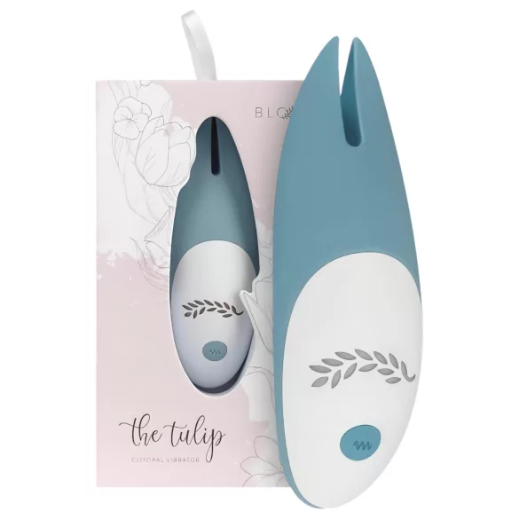 Bloom Tulip - vibrátor za klitoris na punjenje - silikon - tirkiz