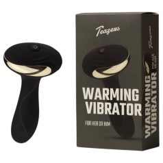 Teazers - analni vibrator s funkcijom grijanja - crni