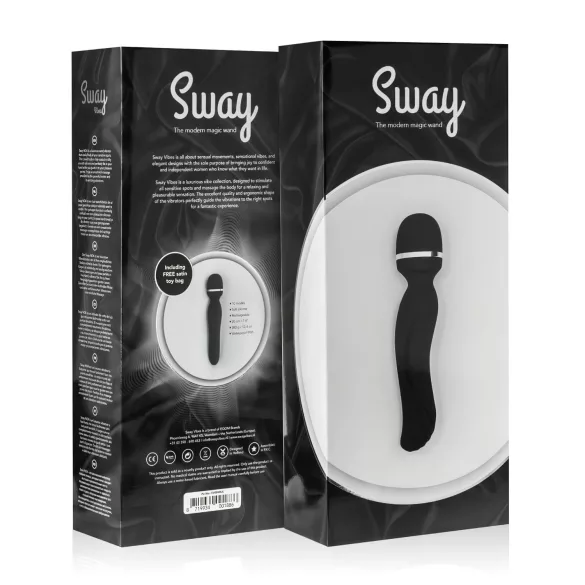 Sway No.4 - Vibrator masažer s baterijom - crni