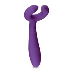   Easytoys - vibrator za parove - punjivi, vodootporan - ljubičasta