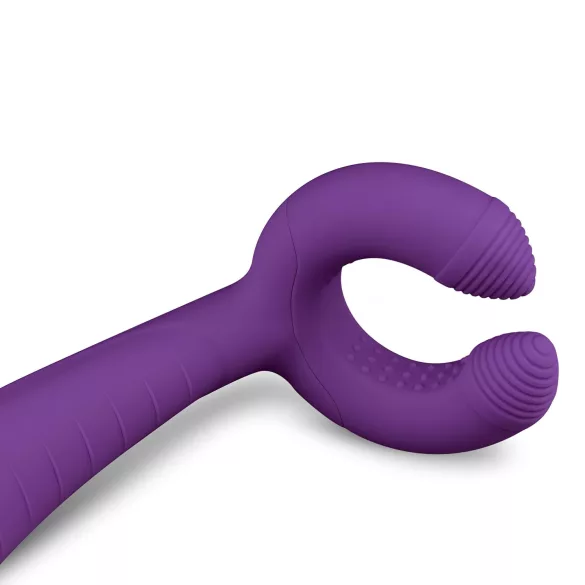 Easytoys - vibrator za parove - punjivi, vodootporan - ljubičasta