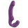 Easytoys - vibrirajući strap-on bez remena na baterije - ljubičasti