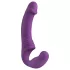 Easytoys - vibrirajući strap-on bez remena na baterije - ljubičasti