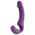 Easytoys - vibrirajući strap-on bez remena na baterije - ljubičasti