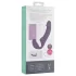 Easytoys - vibrirajući strap-on bez remena na baterije - ljubičasti
