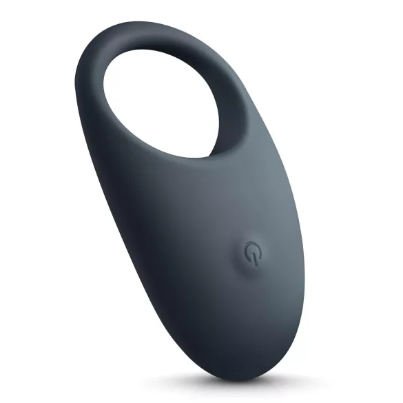 Boners - vibrirajući penis prsten - vodootporan, punjiv - siva