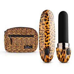 Panthra Asha - USB ruž vibrator (leopard-crni)