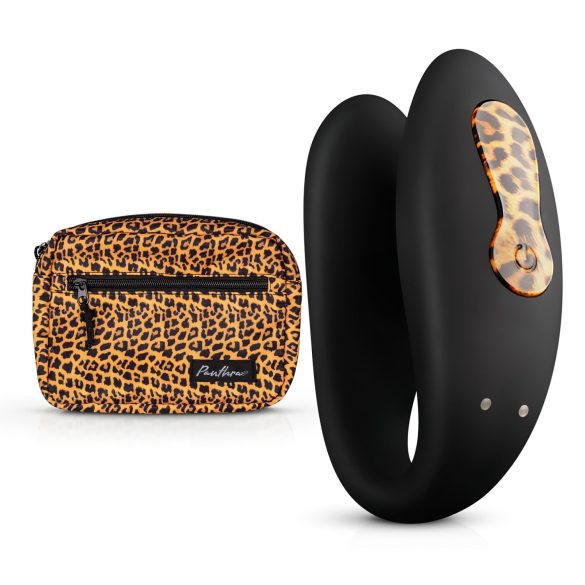 Panthra Zuna - vodootporni, punjivi stimulacijski vibrator za parove (leopard-crna)