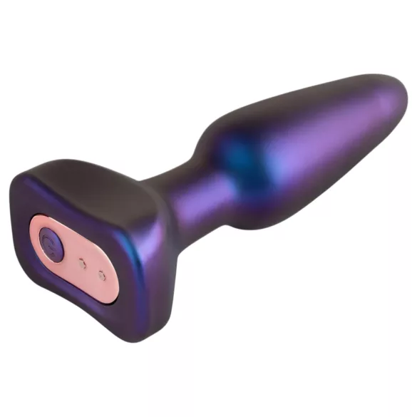 Hueman Space Force - vodootporni analni vibrator s potiskom - ljubičasti