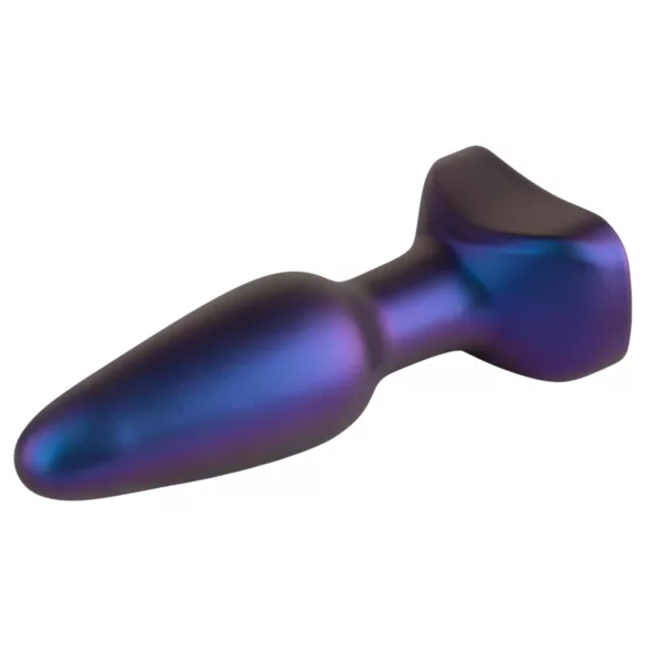Hueman Space Force - vodootporni analni vibrator s potiskom - ljubičasti
