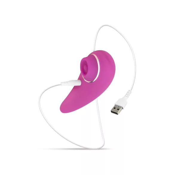 EasyToys Taptastic Vibe - punjivi, vodootporni vibrator za klitoris (rozi)